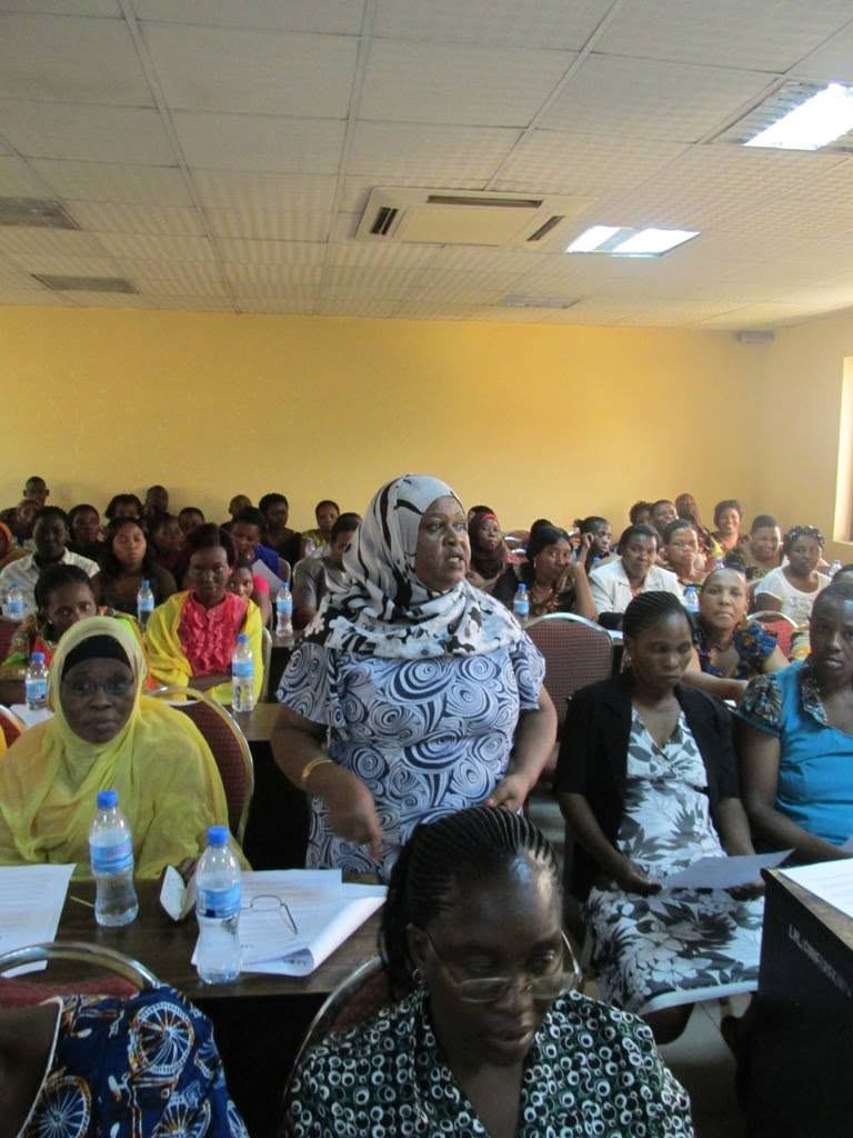 Participants at a HATI SALAMA training session in Dar es Salaam.